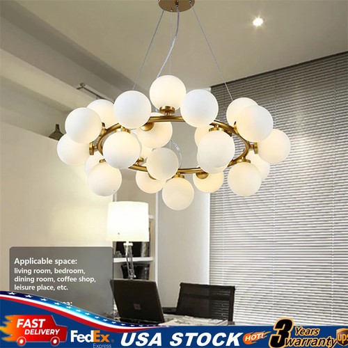 Bubbles ball chandelier milky - ball,