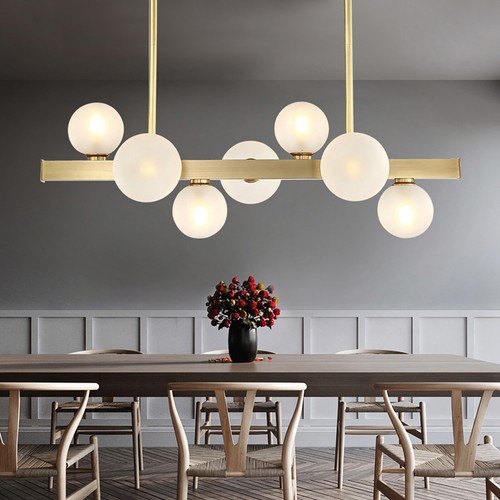 Modern glass bubble pendant - bubble,